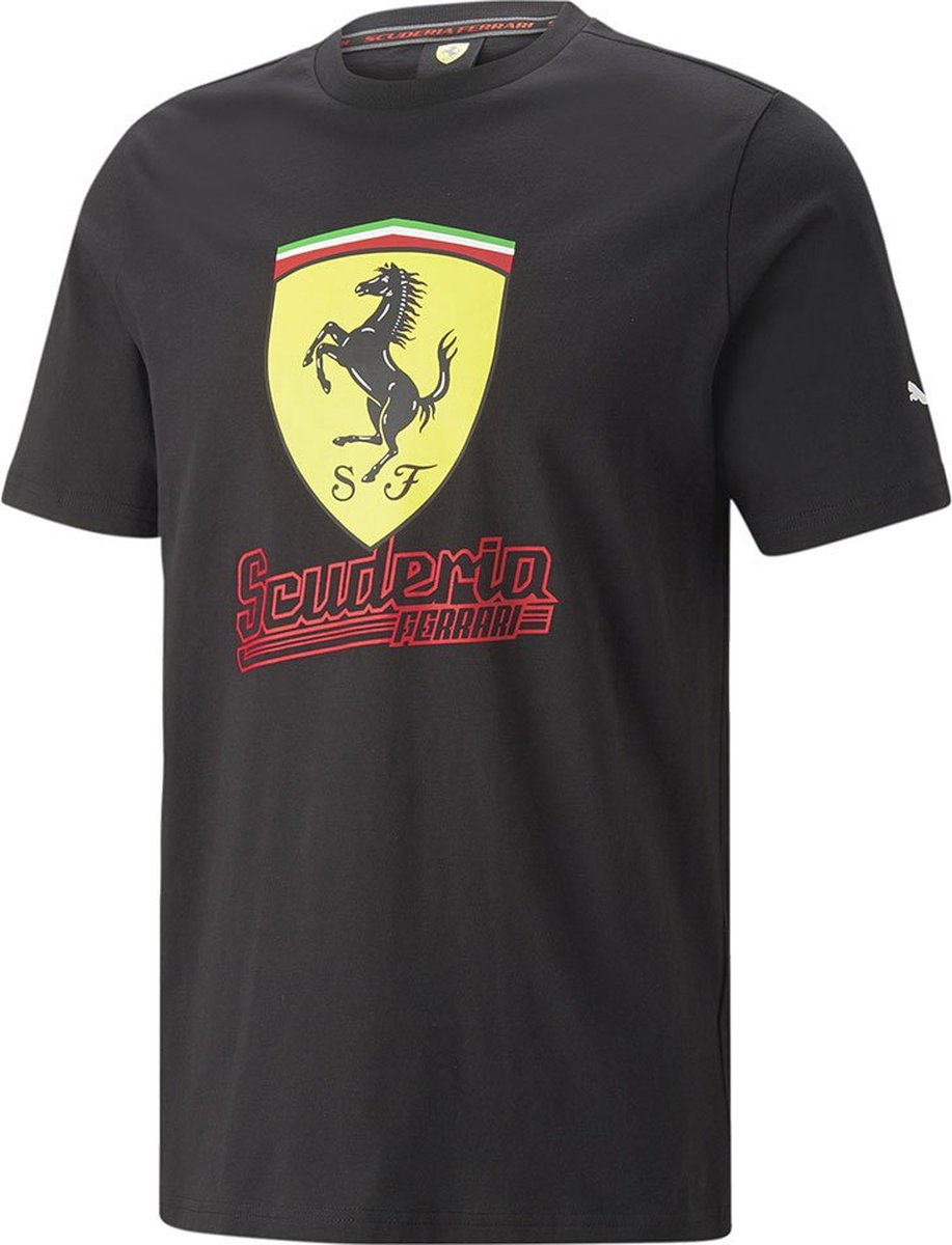 Puma Ferrari Race Big T-shirt Met Korte Mouwen S Man Zwart