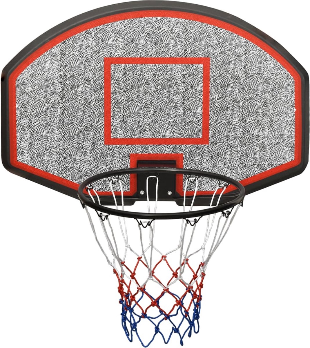 vidaXL Basketbalbord 90x60x2 cm polyetheen zwart - Merkloos