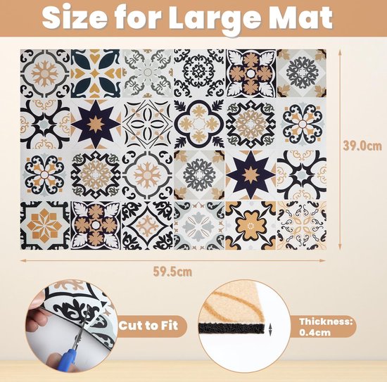 Afdruipmat/superabsorberende afdruipmat voor de keuken/droogmat/antislipmat voor op