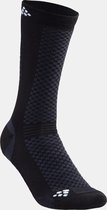 Craft Mid Socks (pack de 2) Chaussettes de sports d'hiver - Taille 40-42 - Unisexe - noir