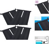vidaXL Solarzwembadverwarmingsset - 8 panelen - 80x310 cm - Polyethyleen - Zwembadfilterpomp