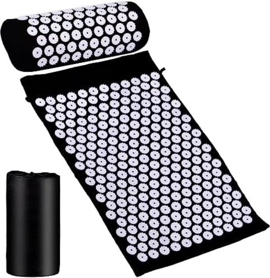 Foto: Gratyfied shakti mat shakti mat acupressuur mat acupressure mat spijkermat met kussen nail mat with cushion