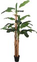 vidaXL - Kunstplant - bananenboom - 19 - bladeren - 180 - cm - groen
