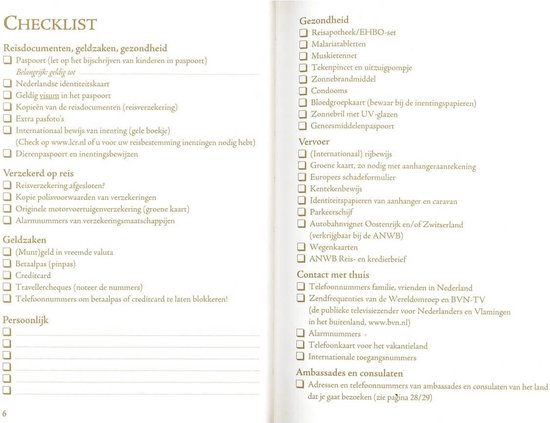 Travel reisdagboek