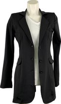 Angelle Milan - Vêtements de voyage pour femme - Veste Zwart à 3 boutons - Respirante - Infroissable - Durable - En 5 tailles - Taille S