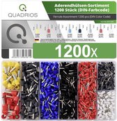Quadrios 2011C405 Adereindhuls assortiment Deels geïsoleerd Meerdere kleuren 1200 stuk(s)