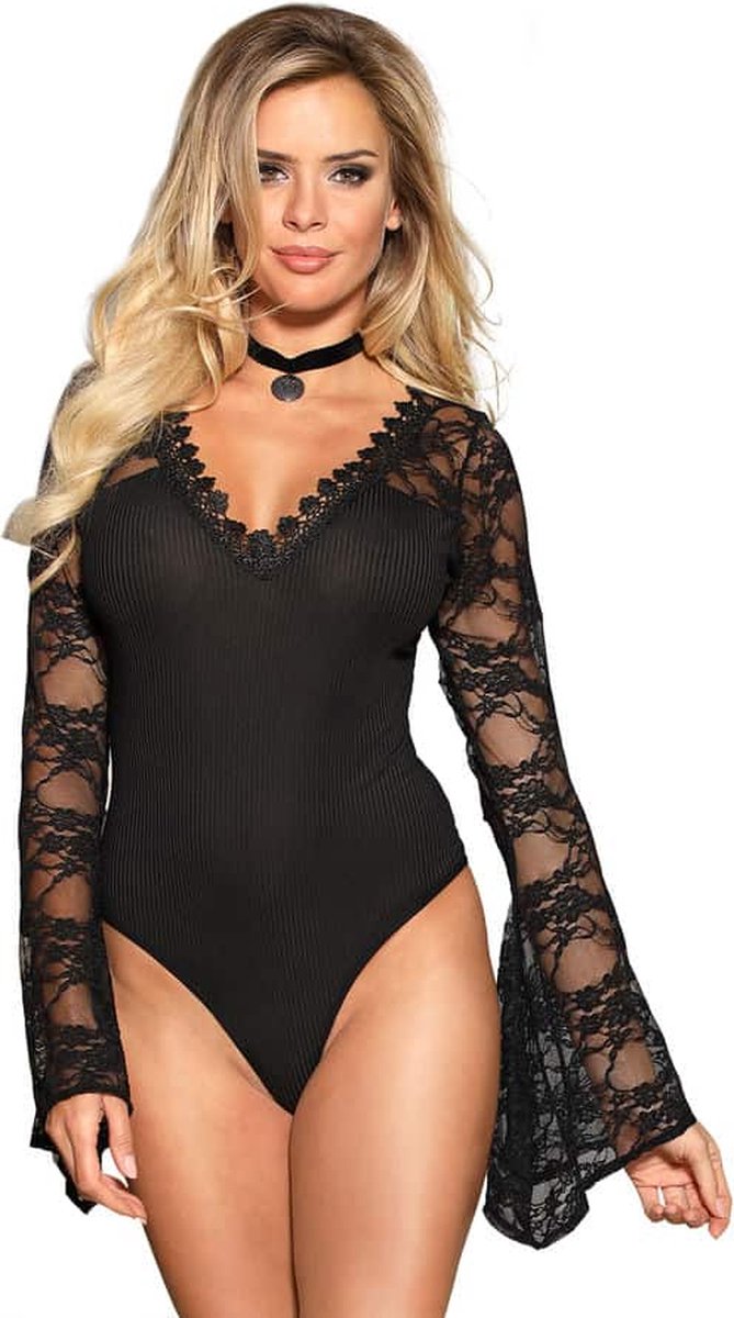Goedkoopste SUBBLIME TEDDIES | Subblime Floral Pattern Teddy S/m | Erotische Body | Lingerie | Sexy Lingerie