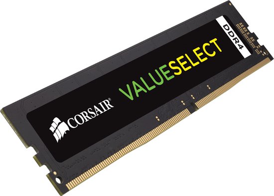 メモリー DDR4-2666 CORSAIR 16GB DDR4 16GB PC 2666 CL18 CORSAIR Value Select retail | bol