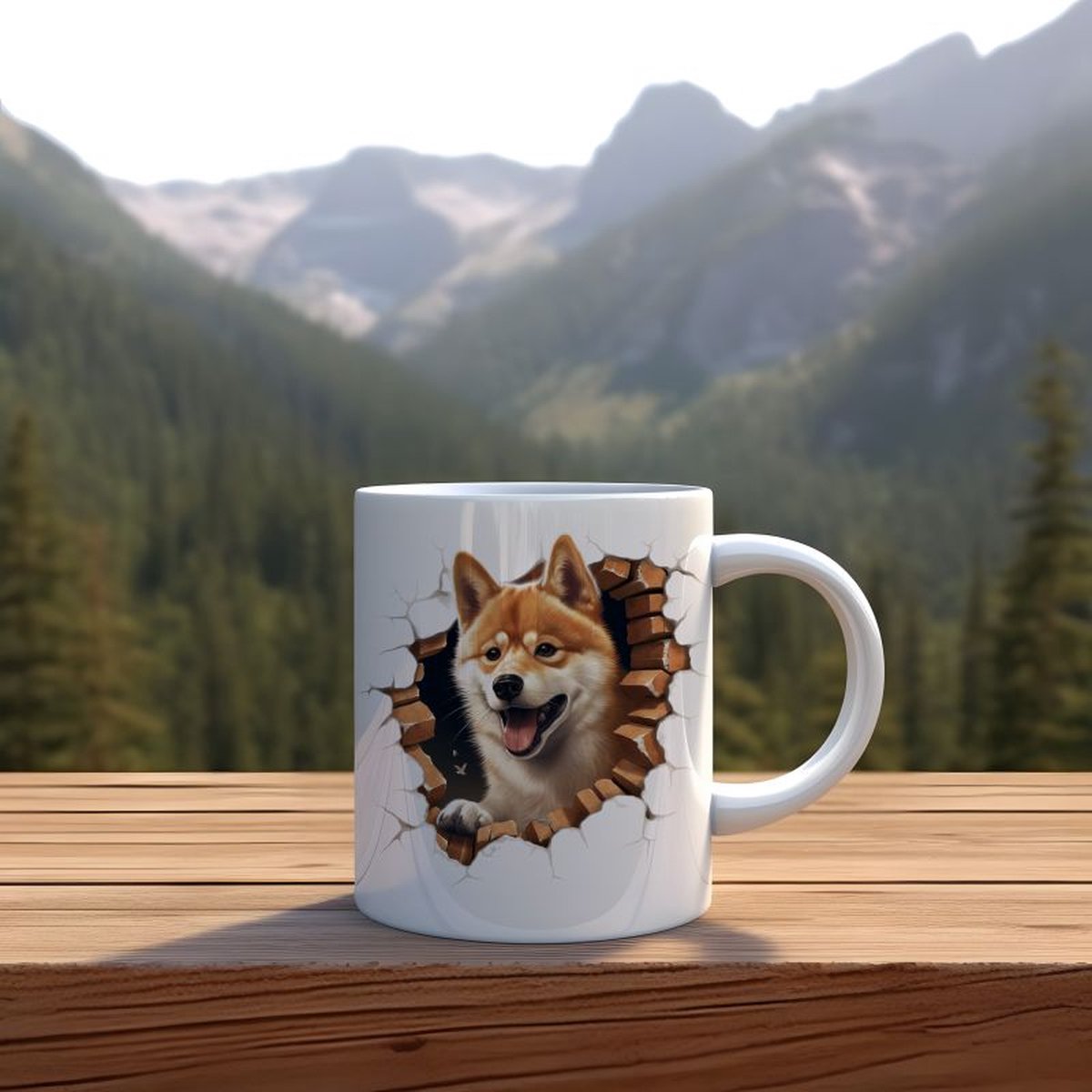 Mok Akita Beker cadeau voor haar of hem, kerst, verjaardag, honden liefhebber, zus, broer, vriendin, vriend, collega, moeder, vader, hond