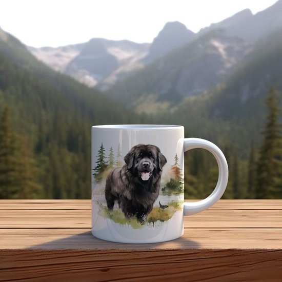 Mug cadeau de la Coupe Terre-Neuve pour elle ou lui, Noël, anniversaire, amoureux des chiens, sœur, frère, petite amie, petit ami, collègue, mère, père, chien