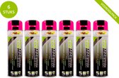 Colormark Ecomarker krijtspray - roze - 6 stuks - voor tijdelijke markeringen - 500 ml
