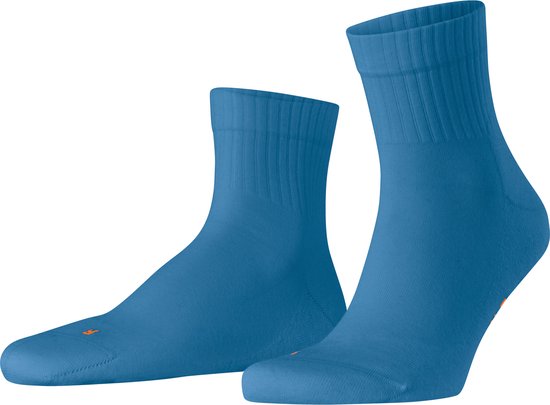 FALKE Run Rib anatomische pluche zool duurzaam katoen functioneel garen sokken unisex blauw - Maat 35-36