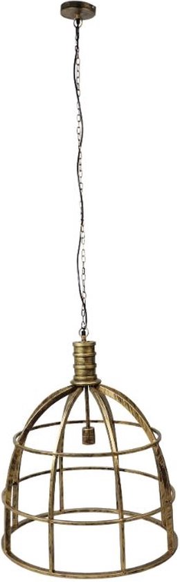 Gracie Hanglamp - ø60x75cm - Goud - Metaal, hanglampen eetkamer, hanglampen, hanglamp zwart, hanglampen woonkamer, hanglamp slaapkamer, hanglamp kinderkamer, hanglamp rotan, hanglamp hout