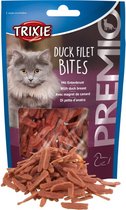 Trixie pakket kattensnoepjes - 7 zakjes van 50 gram - chicken cubes - ducky hearts - duck filet bites - barbecue hearts - chicken filets bites - mini fish nuggets - tuna rolls -