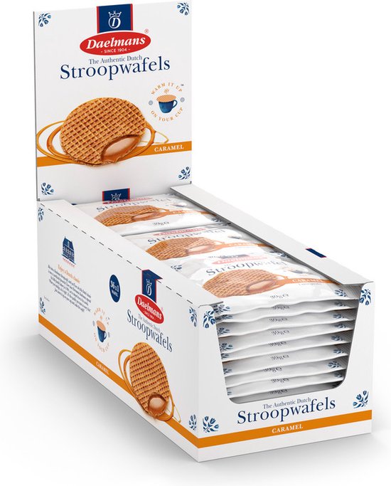 Daelmans Stroopwafels - 36 x 1 stuks (koeken per stuk verpakt)