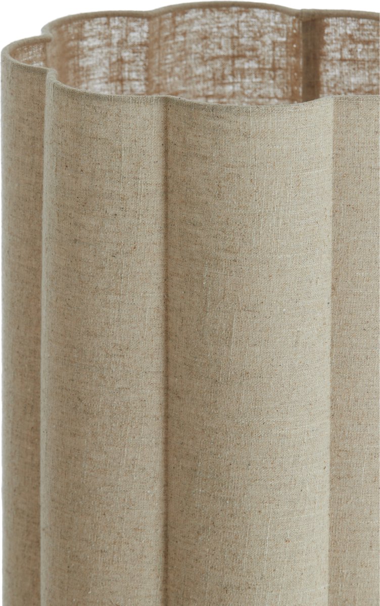 vtwonen Vloerlamp Fringe - Naturel - Ø30cm - Modern - Staande lampen voor Woonkamer - Slaapkamer thumbnail 3