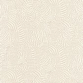 Behang Casamance Passy - Blanc/beige