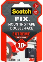 Tape scotch montage extreme 19mmx1.5m 2z | Rol a 1 stuk | 12 stuks