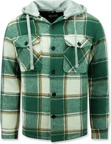 Tussenjas Heren - Heren Jassen - Houthakkers Vest Heren Gevoerd -7969 - Groen