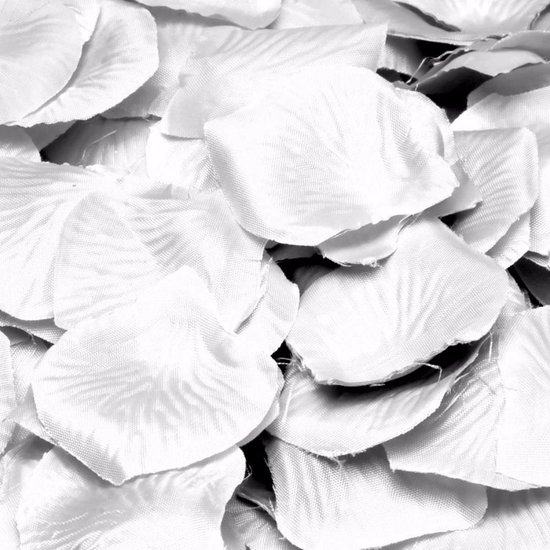 Luxe witte rozenblaadjes