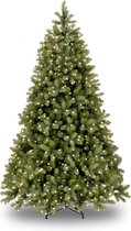Bol.com Bayberry kunstkerstboom - 183 cm - groen - Ø 122 cm - 1.005 tips - 450 ledlampjes - metalen voet aanbieding
