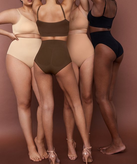 Hunkemoller Seamless High Waist rio Dames Corrigerend ondergoed Bruin Maat M bol