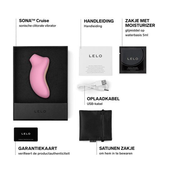 LELO SONA Cruise – Sonische Clitorale Stimulator – Cruise Control voor Meer Plezier - Pink