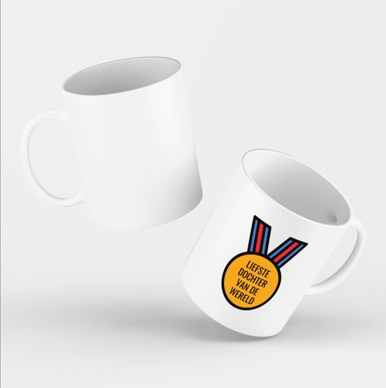 Akyol - tasse à café la plus chère fille du monde - tasse à thé - Fille - la fille la plus chère - cadeau d'anniversaire - anniversaire - cadeau - cadeau pour fille - articles pour fille - cadeau - cadeau - cadeau - contenu 350 ML