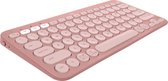 Logitech Pebble Keys 2 K380s - Draadloos Toetsenbord - Bluetooth - Qwerty - Rose