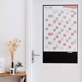 FERFLEX - Terracotta jaarplanner - magneetbord - magneetsticker - memobord - stijlvol - planner - jaarkalender
