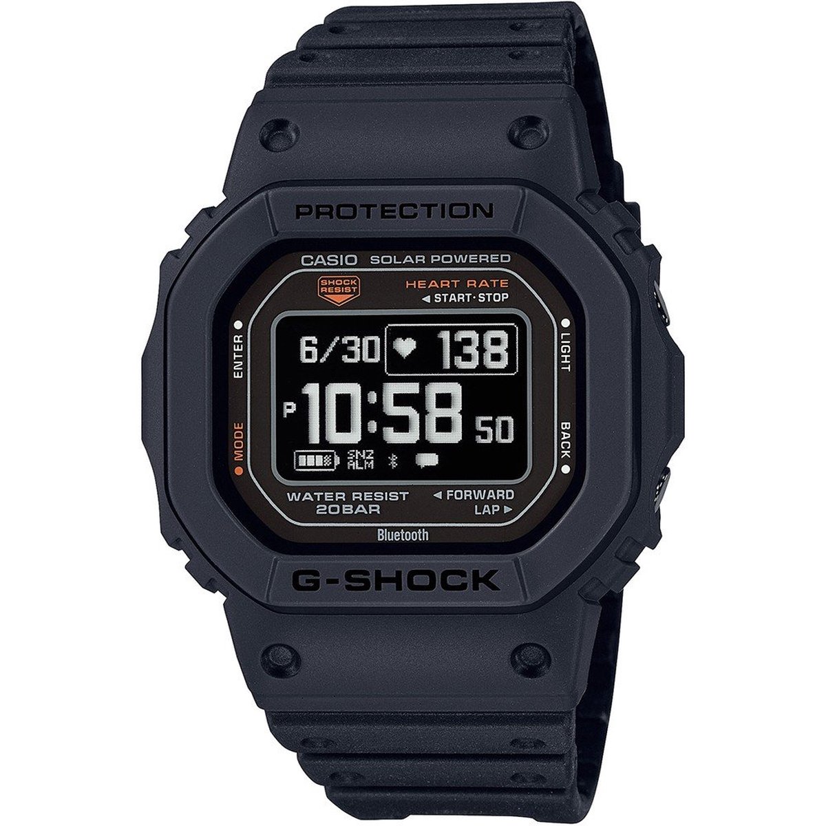 Casio G-Shock DW-H5600-1ER Horloge - Kunststof - Zwart - Ø 40 mm