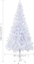 vidaXL - Kunstkerstboom - met - verlichting - en - kerstballen - 620 - takken - 180 - cm
