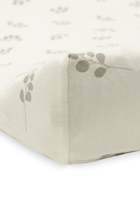 Jollein - Aankleedkussenhoes Jersey 50x70cm - Zachte Hoes Baby Aankleedkussen - Twig - Olive Green — afbeelding 5