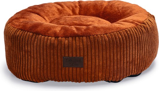 Designed by Lotte Ligmand Ribbed Kattenmand - Kattenkussen - Terra 50 x 50 x 17 cm - Kat