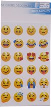 Decoratieve stickers SMILE Emoji. Glimlach iconen. 240 stuks sticker