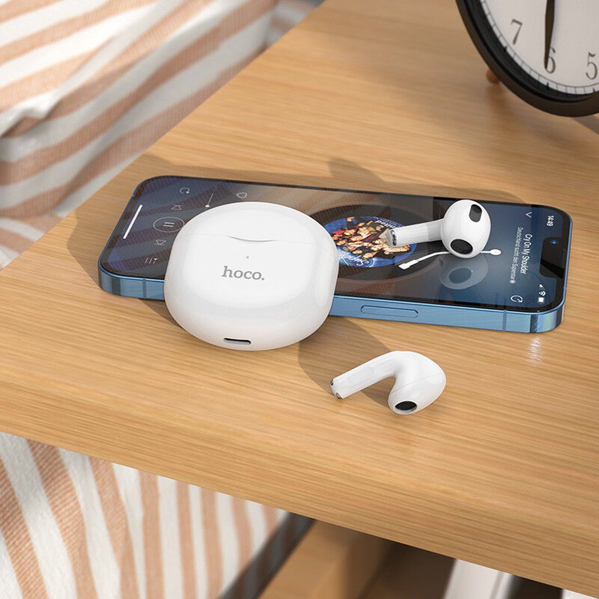 Hoco Draadloze Bluetooth Oordopjes Wit bol