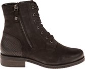 Tamaris Enkellaarsjes met veters voor dames, taupe, 37 EU