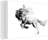 Canvas - Schilderij - Oil painting - Paard - Dieren - Kunst - 120x80 cm - Woondecoratie - Wonen