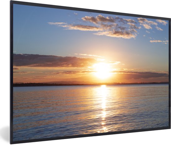 Cadre photo avec affiche - Mer - Soleil - Couleurs - 30x20 cm - Cadre pour affiche