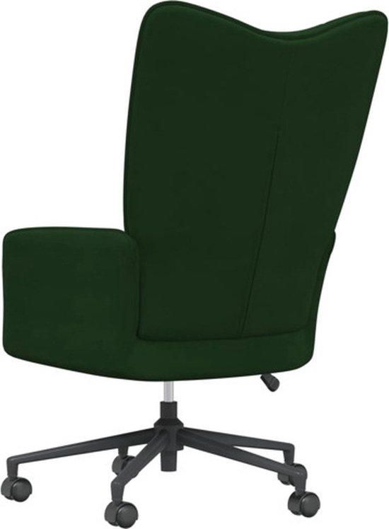 HOMCOM Relaxfauteuil, draaibare TV-fauteuil met voetenbank, ergonomisch