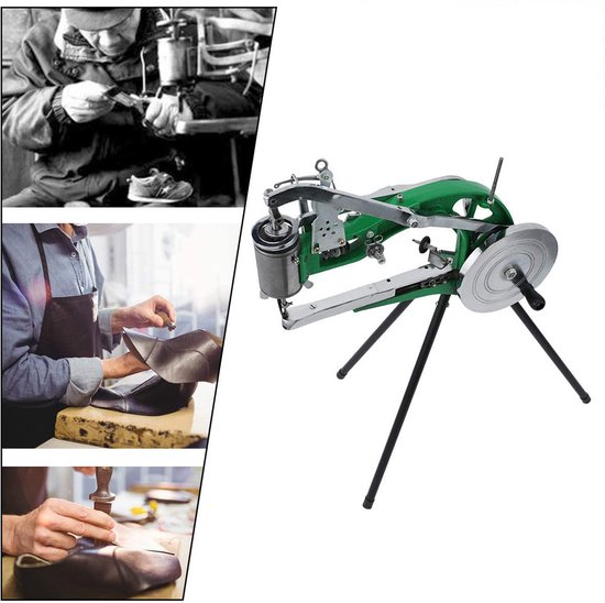 Hand Machine Schoenmaker Schoenreparatie Machine, Schoen Naaimachine, Hoog rendement Schoenmaker Katoen Nylon Lijn Naaimachine voor Leren Schoenen Regenjassen Reizen