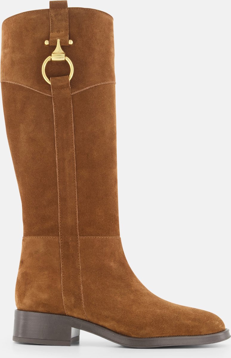 Linea Zeta Hoge laarzen cognac Leer Maat 37 bol