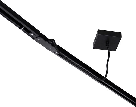 QAZQA Design hanglamp zwart incl. rail adapter 1-fase - Slimline Tubo