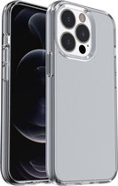 Hoesje TPU Back Cover Grijs Transparant Geschikt voor Apple iPhone 15 Pro