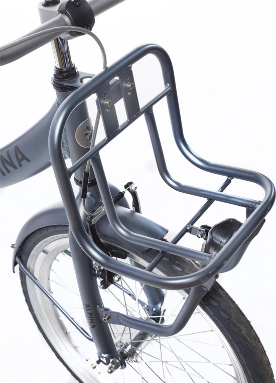 Alpina Clubb Meisjesfiets - 22 inch - Satin Blue Matt - Transportfiets Meisjes - Blauw van Alpina — afbeelding 2