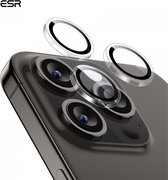 ESR Camera Lens Protector Geschikt voor Apple iPhone 15 Pro / 15 Pro Max | Glas | Case Friendly | met Applicator | Zwart
