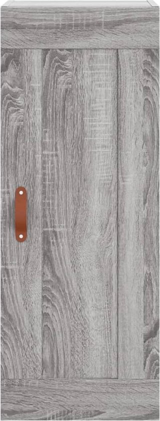 vidaXL-Hoge-kast-34,5x34x180-cm-bewerkt-hout-grijs-sonoma-eikenkleurig