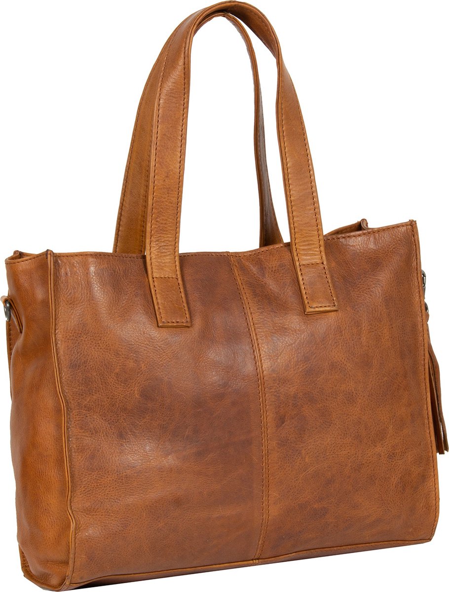 Justified Bags Nynke Cognac 7L Shopper Medium