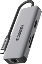 Sitecom - 6 in 1 USB-C LAN Multiport Adapter