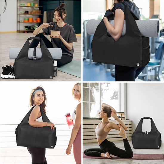 pour femme, sac de yoga, grand sac fourre-tout avec compartiment à  chaussures et